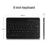 8 in black keyboard