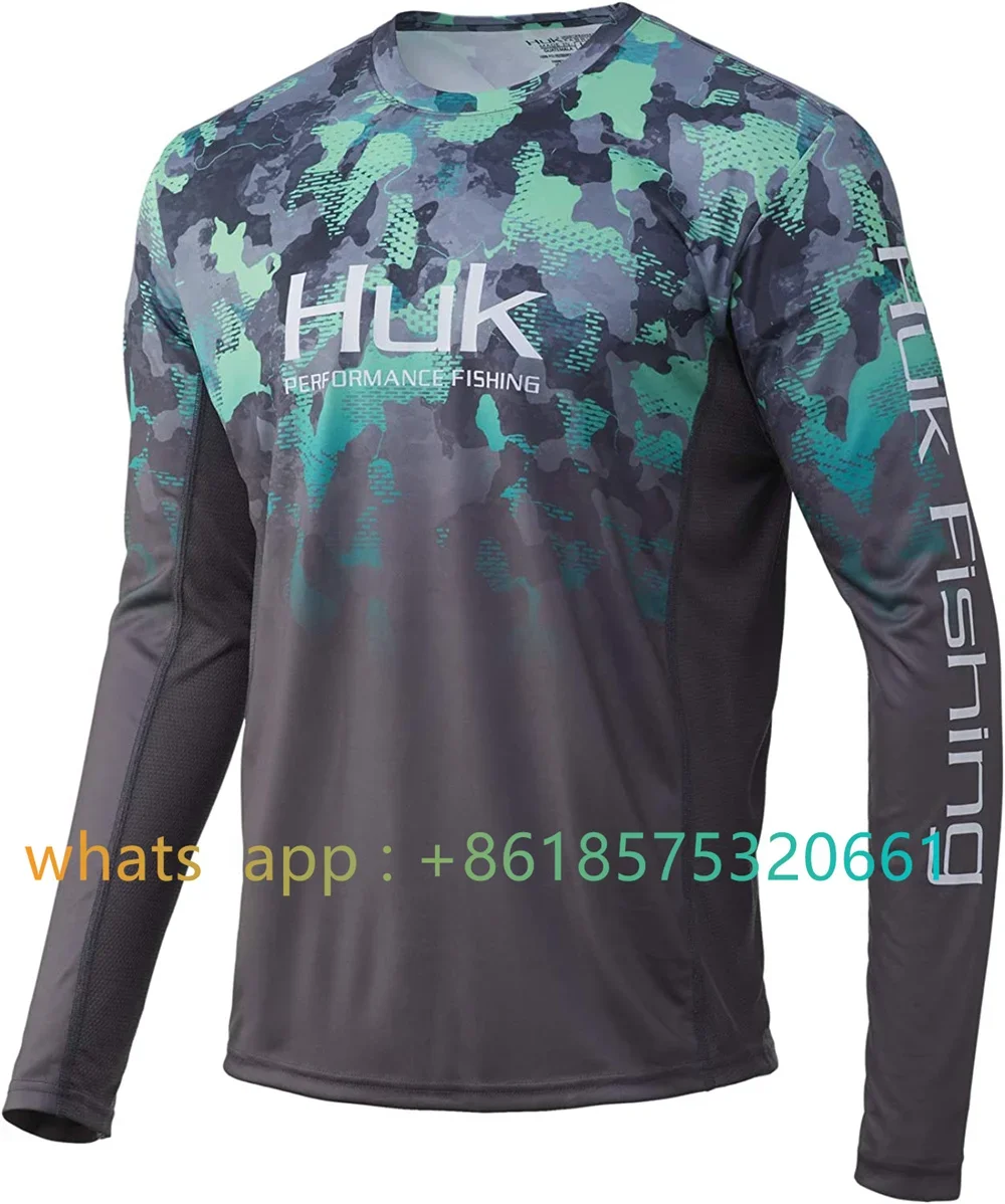 Huk Men's Icon X Camo Upf 50+ Long-sleeve Fishing Shirt Fishing Shirt  Performance Fishing Shirt Sunscreen Anti-uv Fishing Jersey : Gearbest