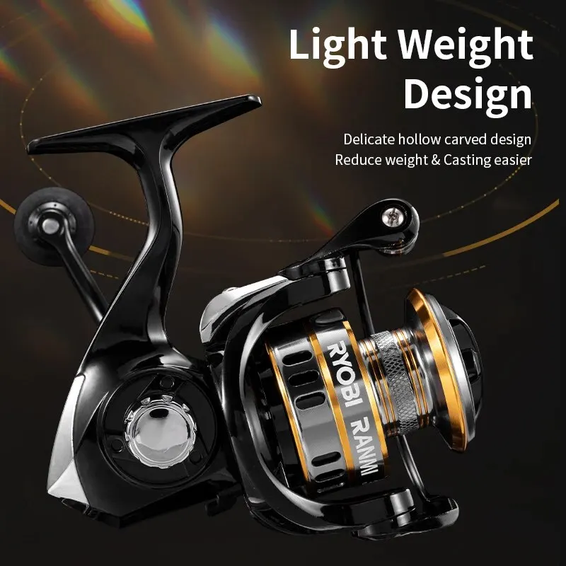 RYOBI RANMI RY Spinning Reels Saltwater Freshwater Fishing Reel Ultralight  Metal Frame Smooth and Tough High Speed Fishing Reels : Gearbest