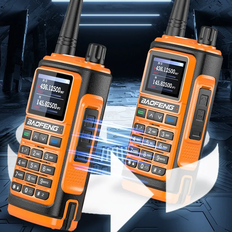 2024 NEW Baofeng UV-17L Two Way Radio Walkie Talkie Long Range Ham 10W UHF VHF 1000 Channels One-click Frequency Matching