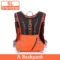 Only orange backpack