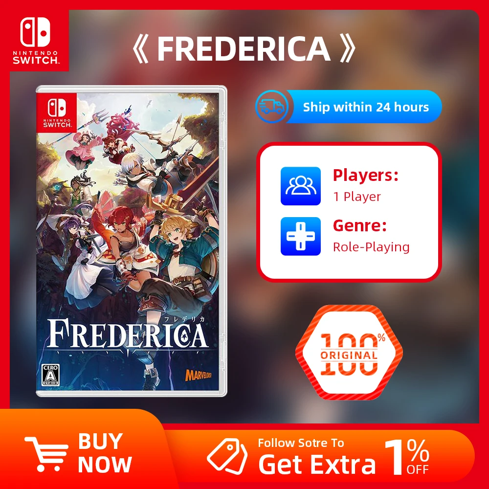Nintendo Switch Game Deals - FREDERICA - For Nintendo Switch OLED